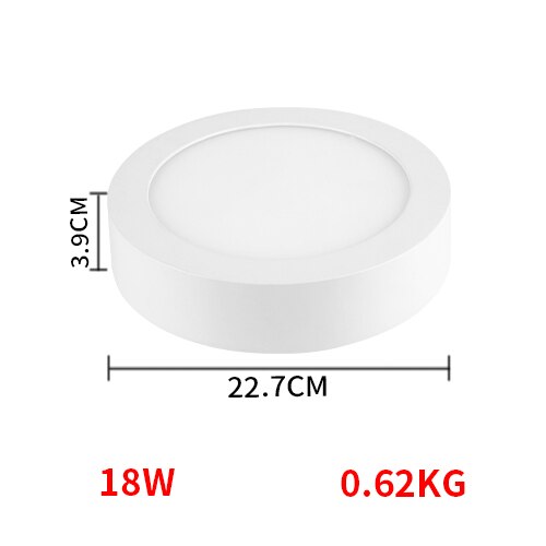 Led Downlight 220V Led Spot Lights 6W 12W 18W 24W 110V 220V Round Downlights Down Lights Lighting Fixture for Home