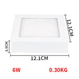 Led Downlight 220V Led Spot Lights 6W 12W 18W 24W 110V 220V Round Downlights Down Lights Lighting Fixture for Home