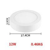 Led Downlight 220V Led Spot Lights 6W 12W 18W 24W 110V 220V Round Downlights Down Lights Lighting Fixture for Home