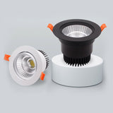 Led Downlight 220v 110v Ceiling Light 3W 5W 7W 9W 12W 15W Recessed Down light Round Led Panel Light Spotlight Indoor Lighting