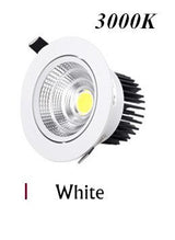 Led Downlight Dimmable lamp 3w 5w 7W 12w 15w 20w 30w 40w cob led spot AC 110V 220V ceiling recessed downlights round panel light