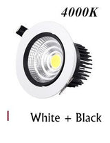 Led Downlight Dimmable lamp 3w 5w 7W 12w 15w 20w 30w 40w cob led spot AC 110V 220V ceiling recessed downlights round panel light