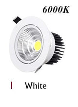 Led Downlight Dimmable lamp 3w 5w 7W 12w 15w 20w 30w 40w cob led spot AC 110V 220V ceiling recessed downlights round panel light