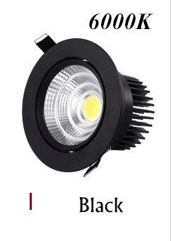 Led Downlight Dimmable lamp 3w 5w 7W 12w 15w 20w 30w 40w cob led spot AC 110V 220V ceiling recessed downlights round panel light