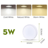 Led Downlight Foldable LED Spotlight 220V Ceiling 5w 10w 15w Spot Lights Surface Mounted Lamp Bedroom Kitchen Indoor Lighting