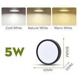 Led Downlight Foldable LED Spotlight 220V Ceiling 5w 10w 15w Spot Lights Surface Mounted Lamp Bedroom Kitchen Indoor Lighting