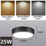 Led Downlights 220V Led Spot Light 5W 10W 15W Downlight Indoor Lighting Surface Mounted Spotlight For Living Room Kitchen Store
