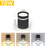 Led Downlights 220V Led Spot Light 5W 10W 15W Downlight Indoor Lighting Surface Mounted Spotlight For Living Room Kitchen Store