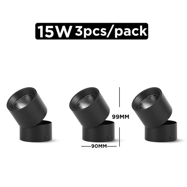 Led Downlights Ceiling Spots Led Down Light Lamp 7/10/15W Track Indoor Lighting Fixture for Kitchen Bathroom Home 220V Spotlight