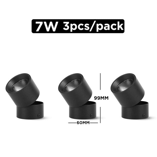 Led Downlights Ceiling Spots Led Down Light Lamp 7/10/15W Track Indoor Lighting Fixture for Kitchen Bathroom Home 220V Spotlight