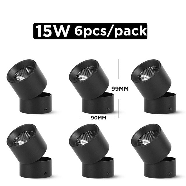 Led Downlights Ceiling Spots Led Down Light Lamp 7/10/15W Track Indoor Lighting Fixture for Kitchen Bathroom Home 220V Spotlight