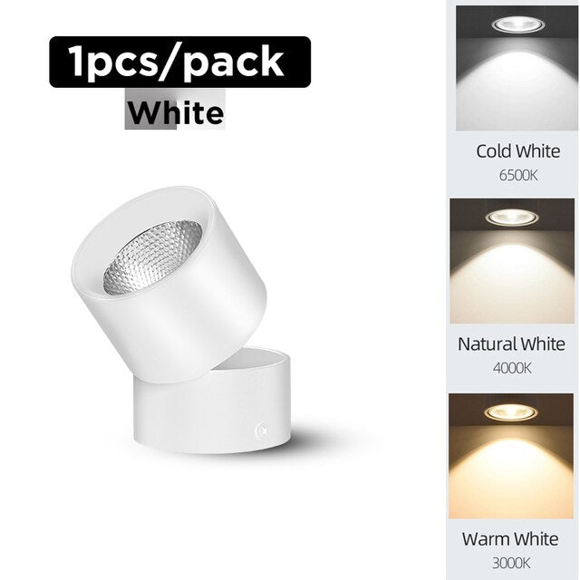Led Downlights Foldable 220V Spot Down Light Lamp 7W 10W 15W 40W Led Indoor Lighting For Home Kitchen Bedroom Surface Mounted