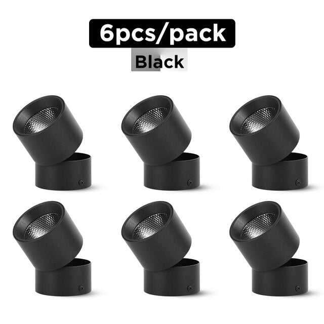 Led Downlights Foldable 220V Spot Down Light Lamp 7W 10W 15W 40W Led Indoor Lighting For Home Kitchen Bedroom Surface Mounted