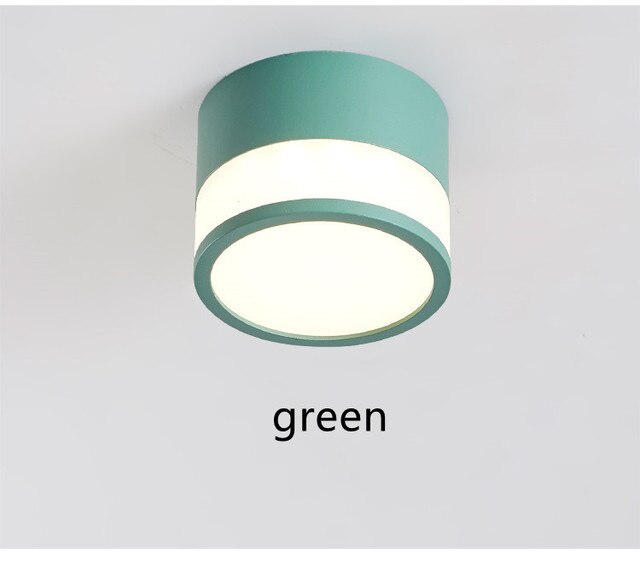 Macaron Surface Mounted Ceiling Downlight 7W 9W 12W 15W 20W LED Ceiling Spot Light AC110/220V for Kitchen Living room Decor