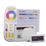 Light 2.4G RGBWW Wireless Touch Screen LED Remote Controller and 2.4G RGBCCT LED Controller for LED Strip Bulb Downlight