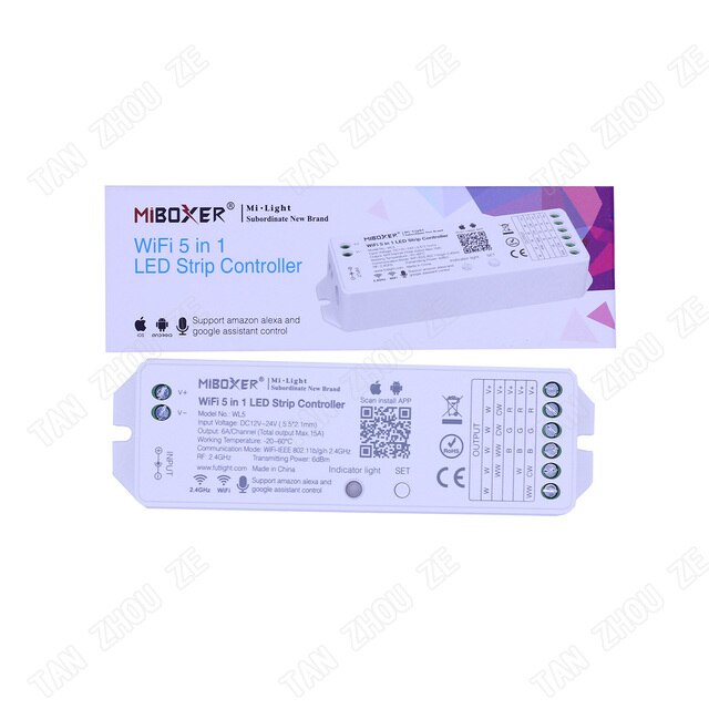 Light 2.4G RGBWW Wireless Touch Screen LED Remote Controller and 2.4G RGBCCT LED Controller for LED Strip Bulb Downlight