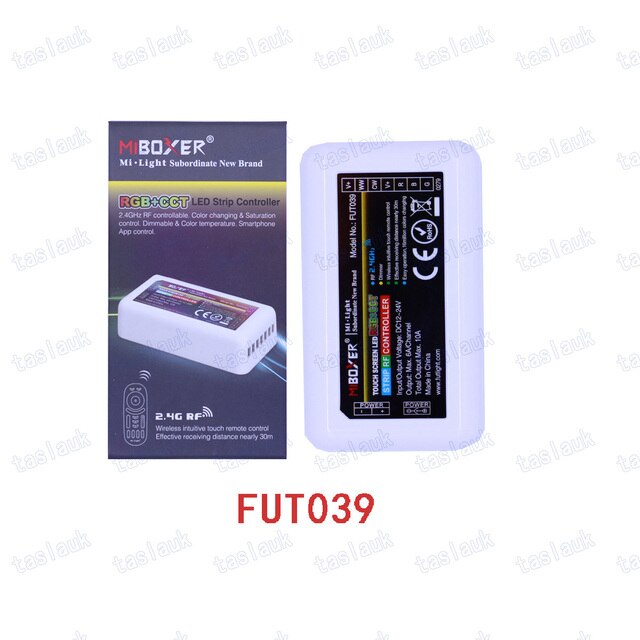 Light 2.4G RGBWW Wireless Touch Screen LED Remote Controller and 2.4G RGBCCT LED Controller for LED Strip Bulb Downlight