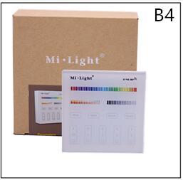 Light 2.4G RGBWW Wireless Touch Screen LED Remote Controller and 2.4G RGBCCT LED Controller for LED Strip Bulb Downlight