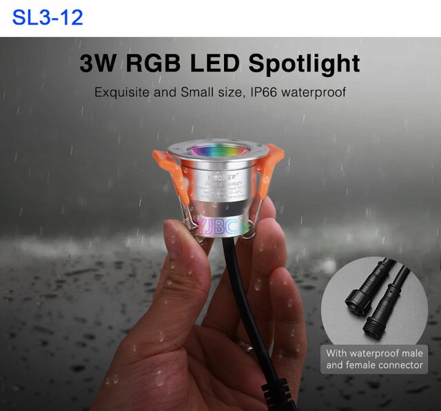 Miboxer 3W Single Color/CCT/RGB/RGBW mini LED Spotlight 12V Waterproof IP66 LED Downlight Dimmable 2.4G Remote Control