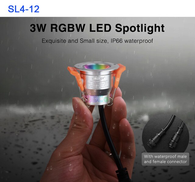 Miboxer 3W Single Color/CCT/RGB/RGBW mini LED Spotlight 12V Waterproof IP66 LED Downlight Dimmable 2.4G Remote Control