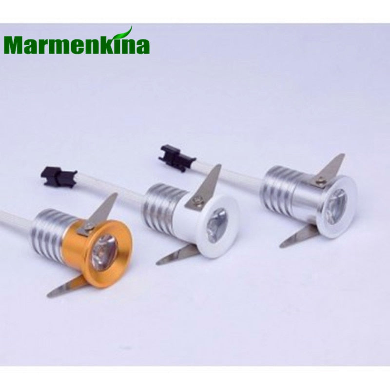 Mini 3W LED Reccessed Downlights for Kitchen Wine Cabinet Display Cabinet Jewelry Shop Spotlight AC 85-265V