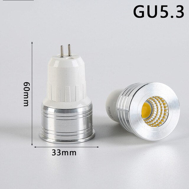 Mini LED COB Spot Light 6W E27 E14 Dimmable 110V-220V 3W GU5.3 Bulb GU10 Lamp Warm Cold Natural White Track Downlight Source