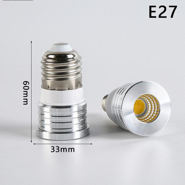 Mini LED COB Spot Light 6W E27 E14 Dimmable 110V-220V 3W GU5.3 Bulb GU10 Lamp Warm Cold Natural White Track Downlight Source