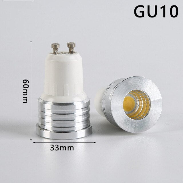 Mini LED COB Spot Light 6W E27 E14 Dimmable 110V-220V 3W GU5.3 Bulb GU10 Lamp Warm Cold Natural White Track Downlight Source