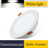 NEARCAM LED Monochrome White Aluminum Embedded 2.5/4 Inch Downlight Living Room Smart Ceiling Light Commercial Downlight