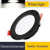 NEARCAM LED Monochrome White Aluminum Embedded 2.5/4 Inch Downlight Living Room Smart Ceiling Light Commercial Downlight