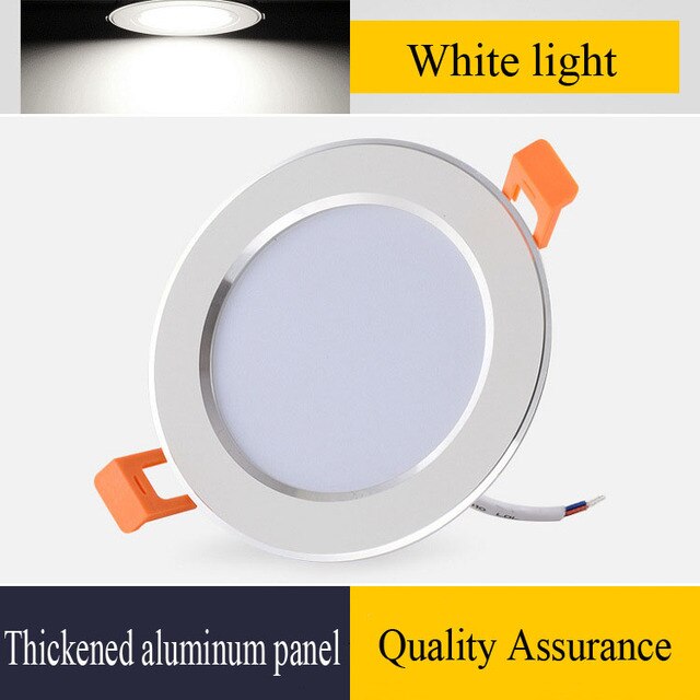 NEARCAM LED Monochrome White Aluminum Embedded 2.5/4 Inch Downlight Living Room Smart Ceiling Light Commercial Downlight