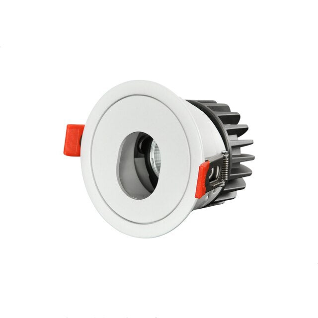 Nordic Deep Glare LED Recessed Downlights Round Ceiling Spot Lights for Kitchen Bedroom 7W 12W 15W 20W  AC220V Frame Changeable