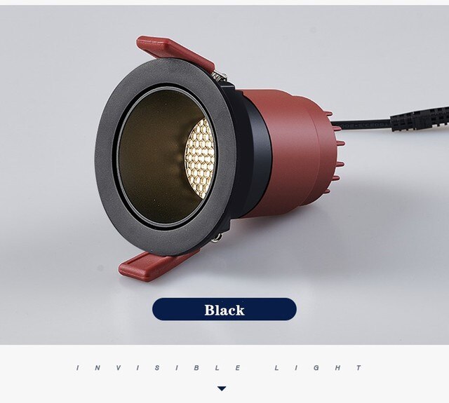 Nordic LED Recessed spot light 15W 12W Anti Gare Downlight led living room spotlight AC220V 110V LED downlight for Indoor lights