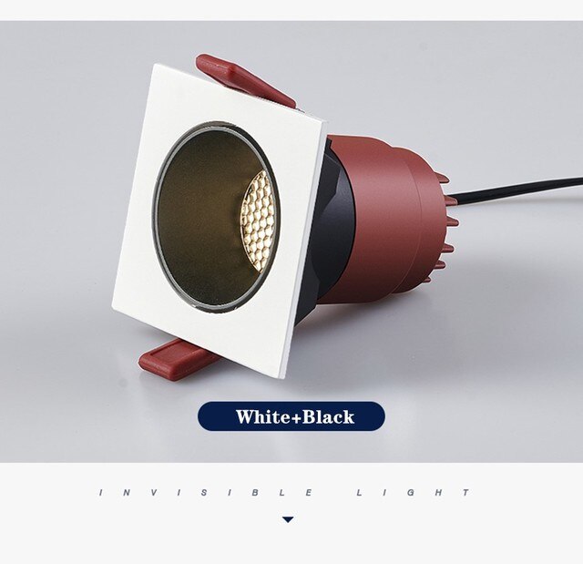 Nordic LED Recessed spot light 15W 12W Anti Gare Downlight led living room spotlight AC220V 110V LED downlight for Indoor lights