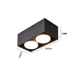 Nordic Square LED Surface Mount Downlight + Replaceable GX53  LED Lamp 7W 9W 12W LED Spot Light for Living room Bedroom