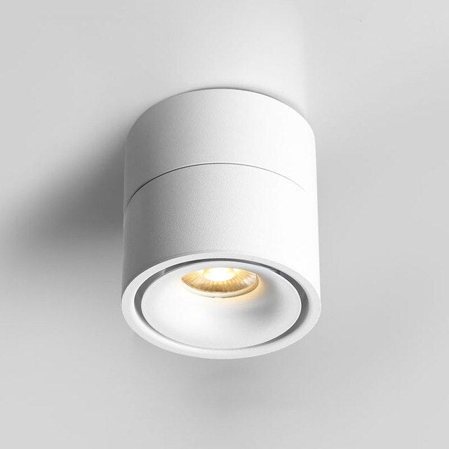 QIUBOSS Dimmable LED Surface Downlights 220V for Kitchen  Foldable LED Ceiling Lights 7W 15W Lighting Lamp for Room Bedroom Loft