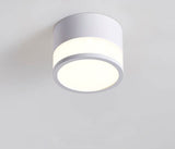 QIUBOSS Macaron LED Surface Downlights 220V for Kitchen Island Dimmable LED Ceiling Light 12W Nordi Modern Lamps Indoor Lighting
