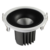 Recessed 10W LED COB Ceiling Downlight Spotlight Edge Glow 6 Colors Dimmable Live Streaming Bedroom Kitchen Hotel Decoration