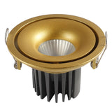 Recessed 10W LED COB Ceiling Downlight Spotlight Edge Glow 6 Colors Dimmable Live Streaming Bedroom Kitchen Hotel Decoration