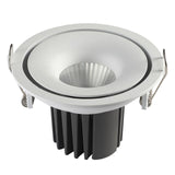 Recessed 10W LED COB Ceiling Downlight Spotlight Edge Glow 6 Colors Dimmable Live Streaming Bedroom Kitchen Hotel Decoration
