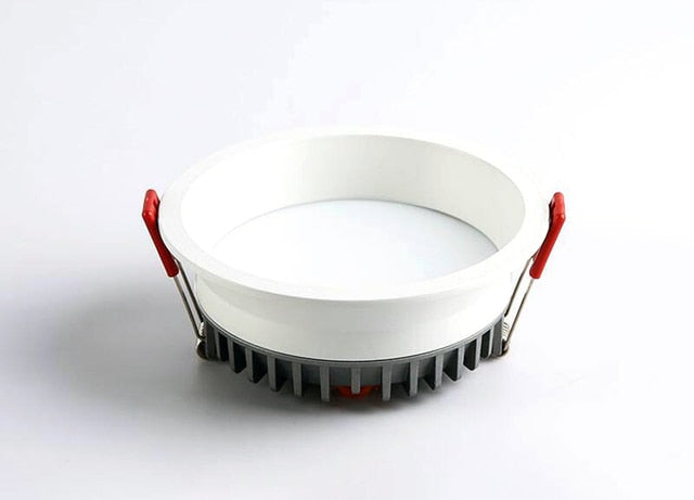 Recessed Anti Glare Dimmable LED Downlights 9W/12W/15W/18W LED Ceiling Spot Lights AC110~240V Background Lamps Indoor Lighting