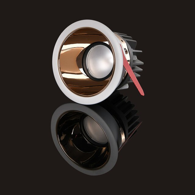 Recessed Anti-glare LED COB Spotlight 18W 20W Dimmable Downlight 5W 7W 9W 12W Celing Lamp 36° Spot AC85-265V with Driver