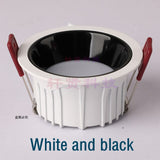 Recessed Anti-glare LED Spot Light Hole Size 75MM Gold/Silver Narrow Border Downlight Living Room Spotlight Bedroom Light