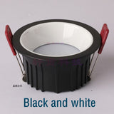 Recessed Anti-glare LED Spot Light Hole Size 75MM Gold/Silver Narrow Border Downlight Living Room Spotlight Bedroom Light