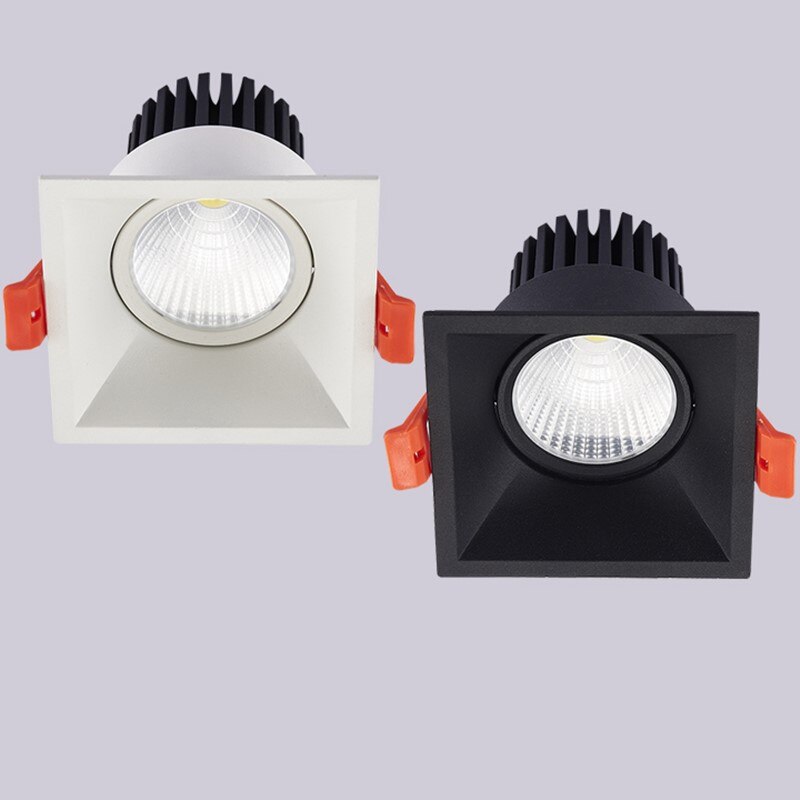 Recessed  LED Dimmable Downlight COB 7W/10W/15W/18W Spot light decoration Ceiling Lamp AC 110V 220V