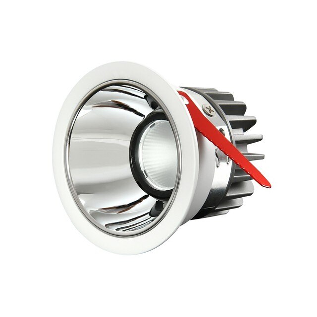 Recessed LED Downlight 7W 12W 15W 20W Anti Glare Light Ceiling Lamp COB Spotlight Round Recessed Light Indoor Bedroom Lighting