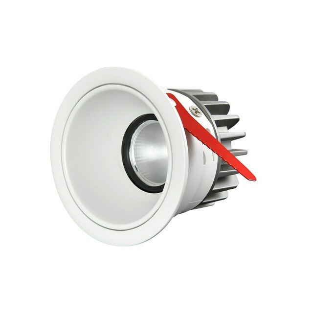 Recessed LED Downlight 7W 12W 15W 20W Anti Glare Light Ceiling Lamp COB Spotlight Round Recessed Light Indoor Bedroom Lighting