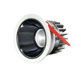 Recessed LED Downlight 7W 12W 15W 20W Anti Glare Light Ceiling Lamp COB Spotlight Round Recessed Light Indoor Bedroom Lighting