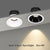 Recessed LED Downlight Dimmable Spotlight 7W 15W 20W COB Ceiling Light Led Light AC110-220V Warm White Cold Indoor Lighting