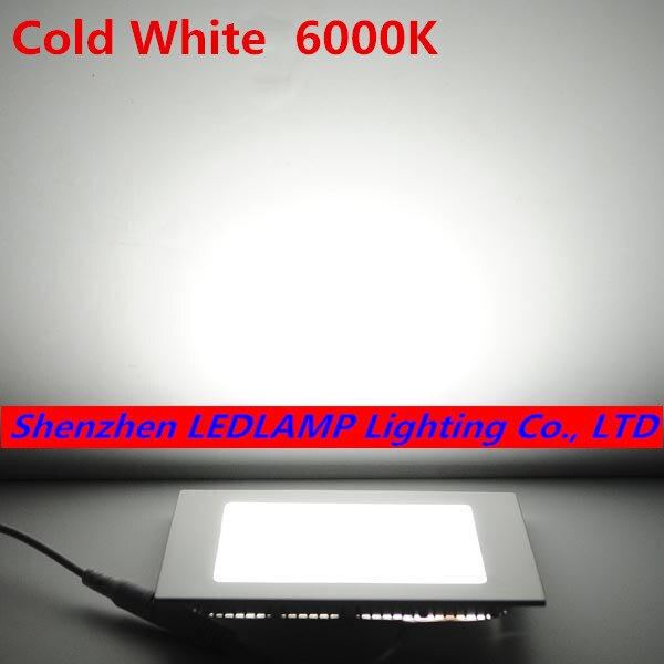 Recessed LED Downlight Ultrathin led ceiling panel light with driver AC85-265V 25W LED indoor lighting 40pcs DHL Free shipping
